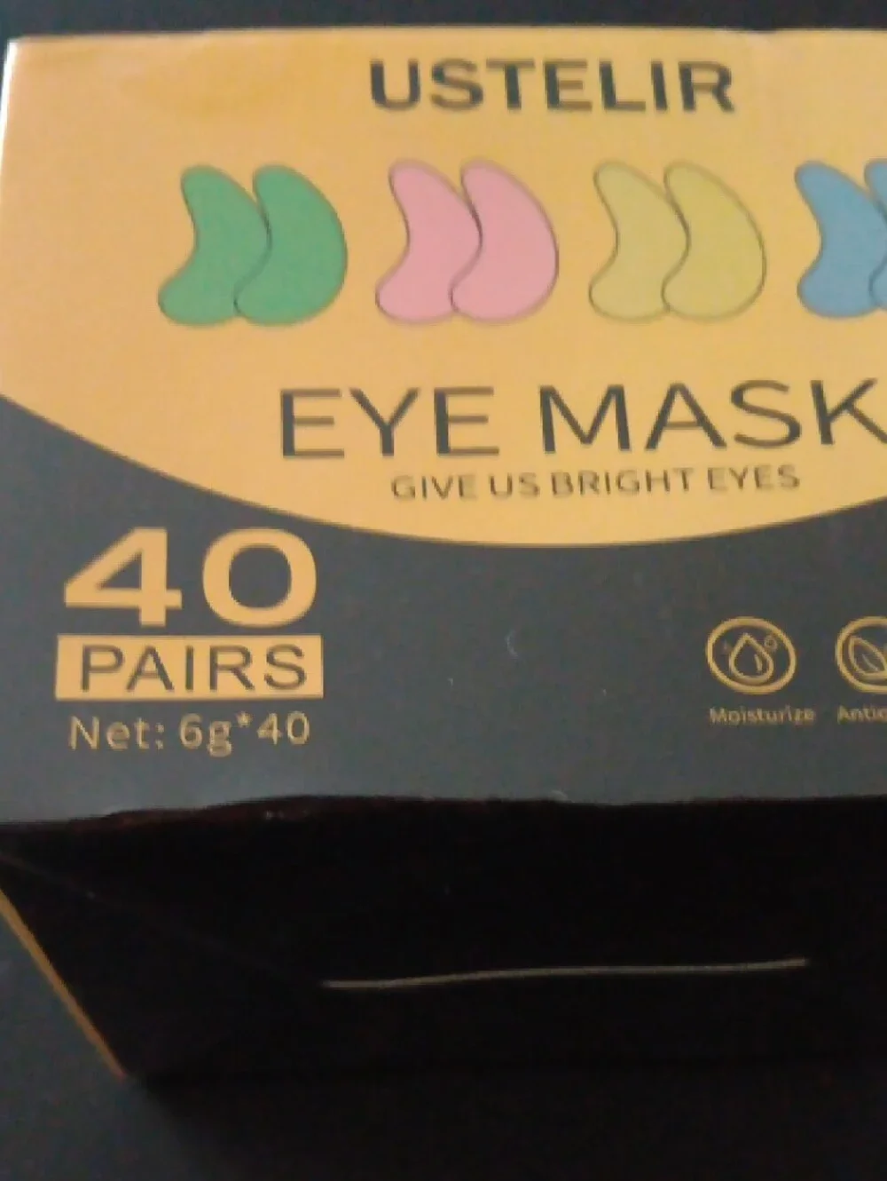 Green Eye Masks - 40 Pairs